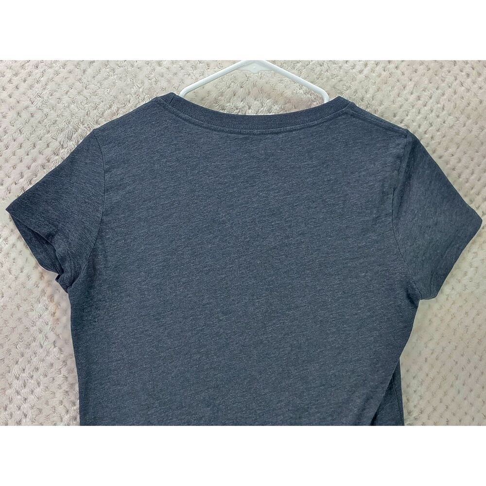 Y2K Fox Women's Large Charcoal Heather Star Gazer Short Sleeve Tee - Picture 10 of 10